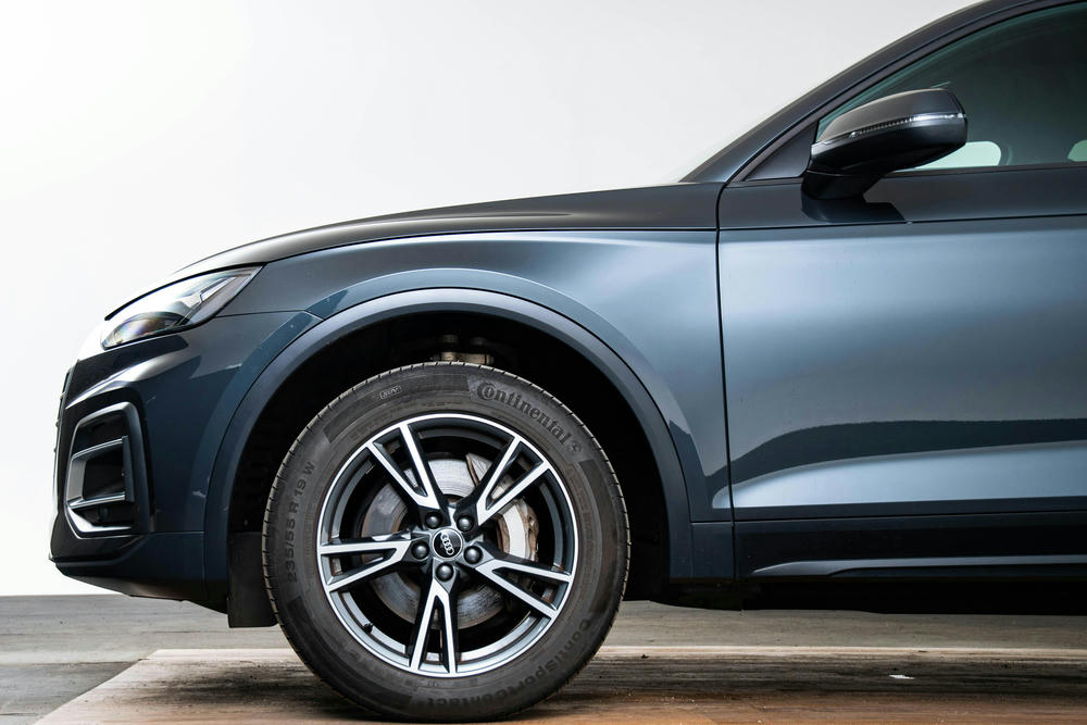 19 inch - lichtmetalen velgen 5-spaak-V-design, grafietgrijs, glansgedraaid