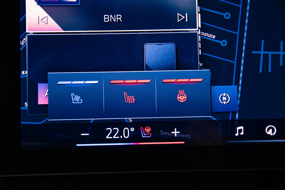 Stoel en stuur-klimatisering