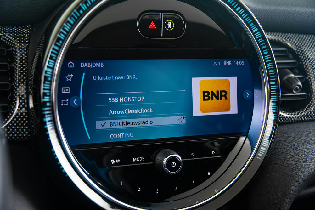 MINI Cooper Cabrio infotainmentsysteem