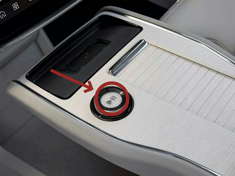 Afspelen_Onderbreken knop voor reset Volvo EX90