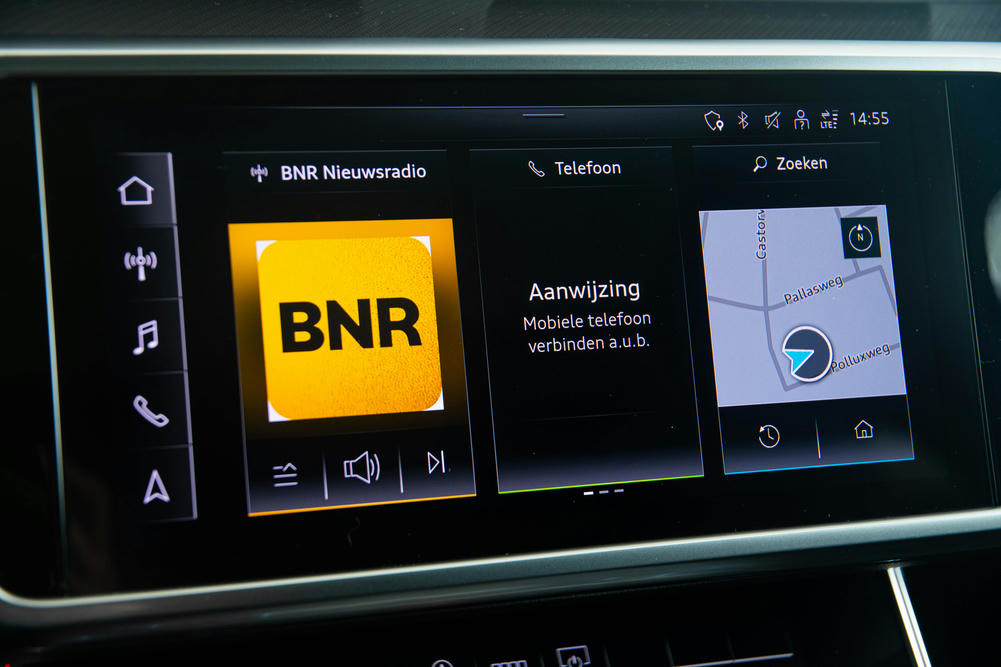 Audi A6 infoltainement scherm