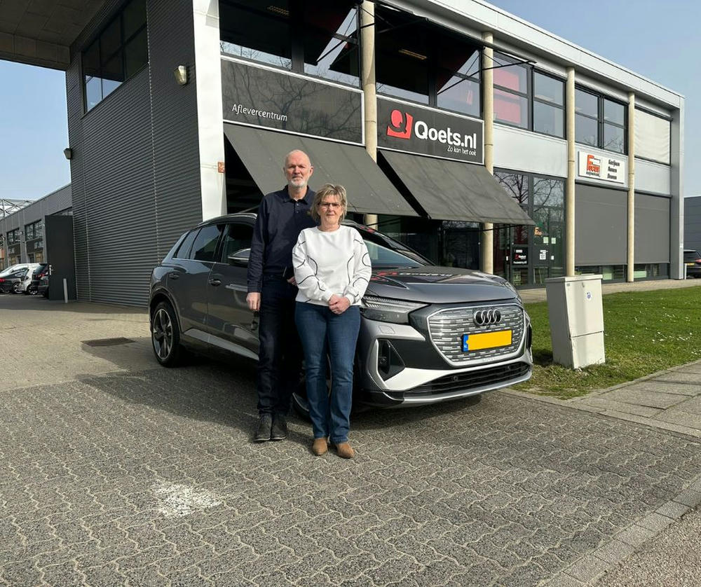 Audi Q4 aflevering Poort