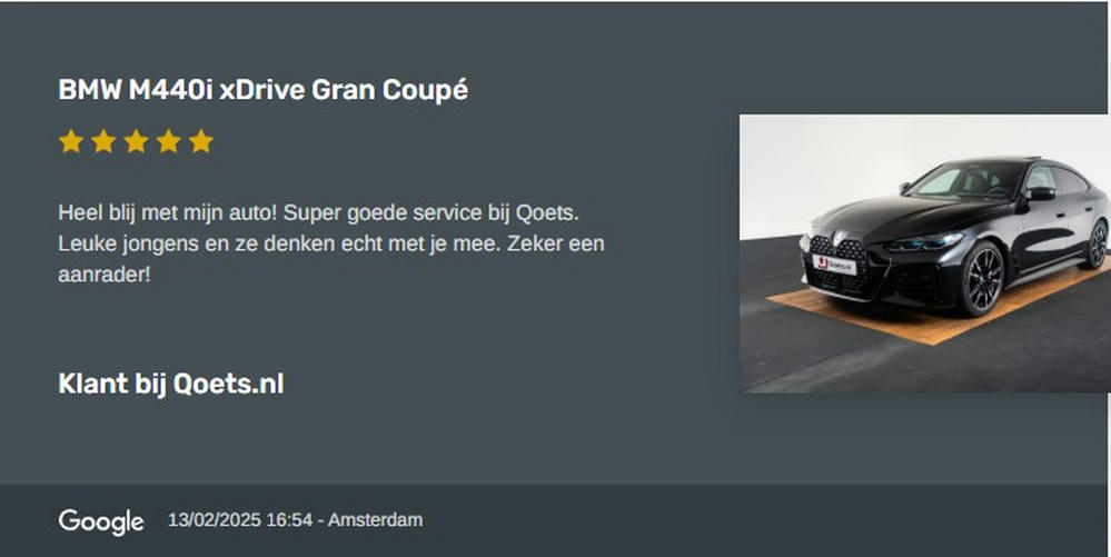 BMW M440i linksvoor review