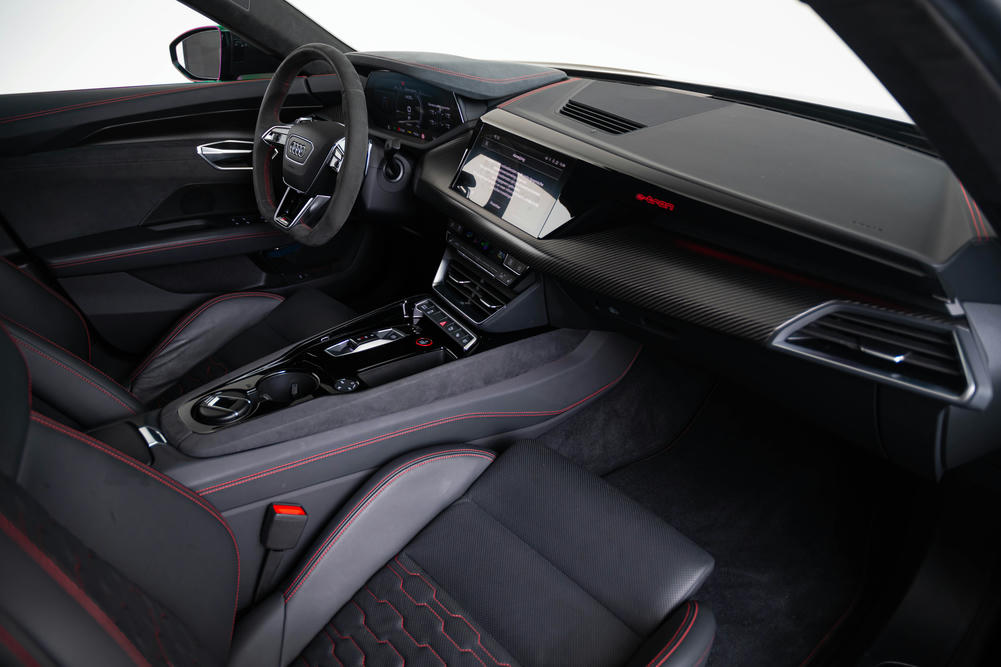 E-tron gt interieur passagiers kant