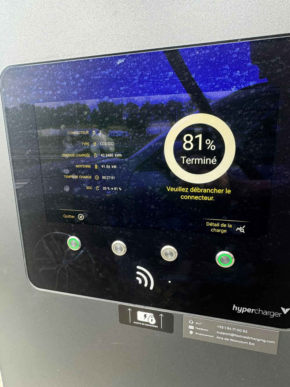 Laadpuunt fastned wancourt