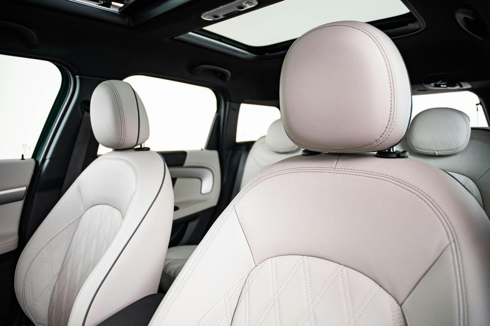 Leder chester satellite grey MINI