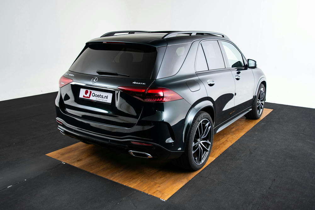 Mercedes GLE 400e smaragdgroen achteraanzich