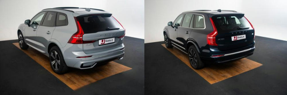 Volvo XC60 links - Volvo XC90 rechts