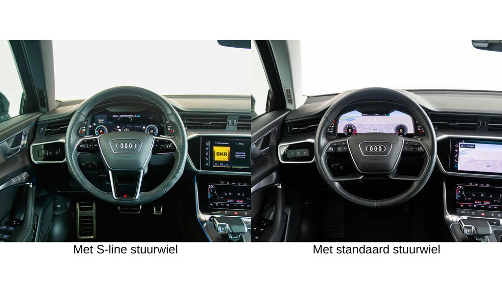 S-line sportstuur in audi a6