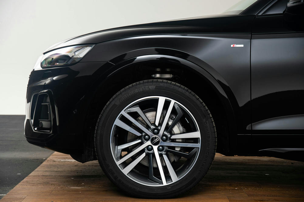 Velg audi 20 inch lichtmetalen velgen 5-segmentspaak-design, grafietgrijs, glansgedraaid