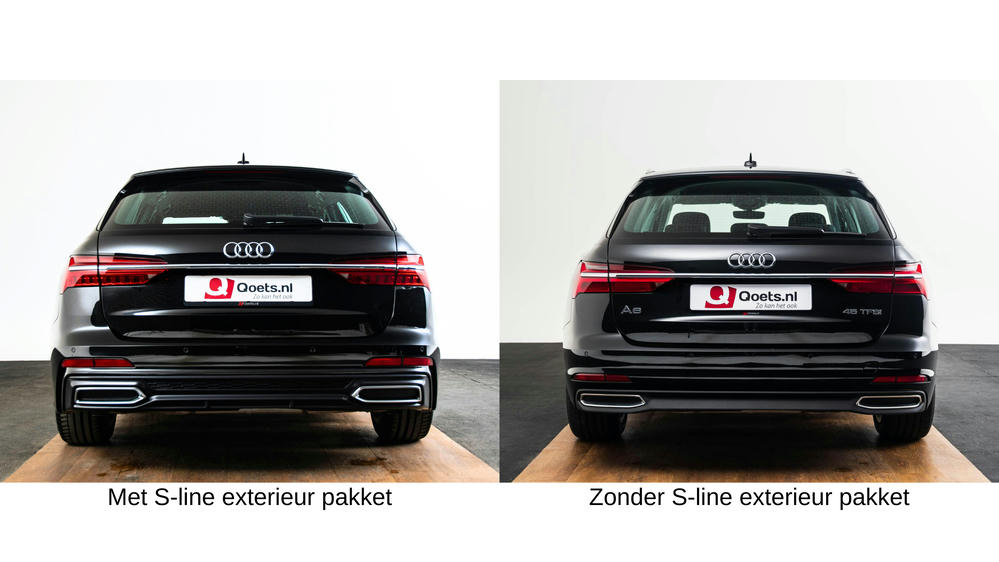 Verschil wel en geen S-line audi A6