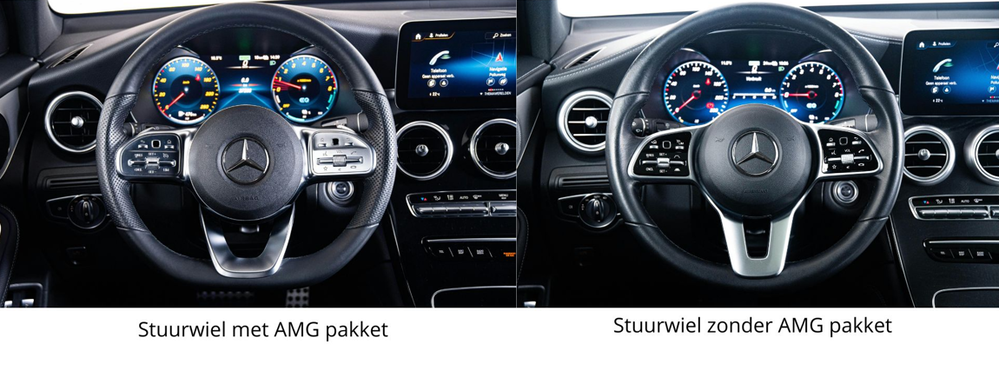 Wel en geen AMG sportstuur