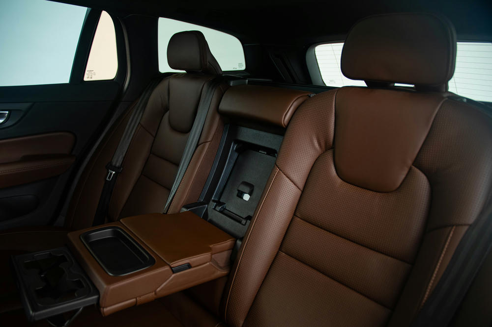 Achterbank van een V60