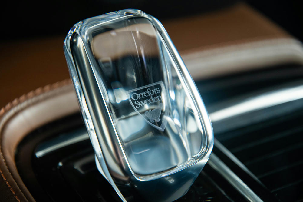 Inscription uitvoering met Orrefors gear selector