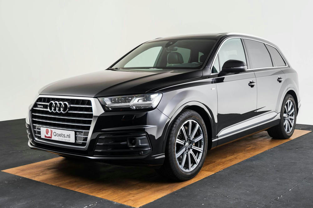 q7 velg gegoten lichtmetaal 10-spaak-ster-design, contrastgrijs, deels gepolijst