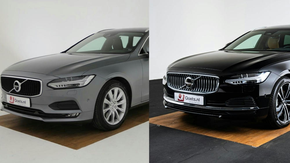 rechts facelift links pre facelift