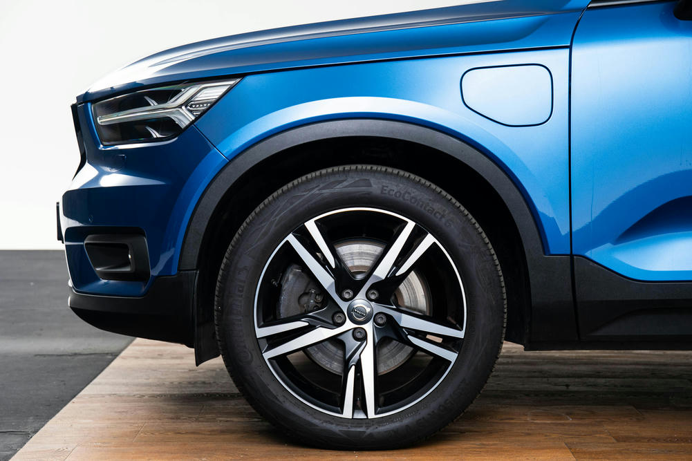 volvo xc40 velgen 19 inch - 5-dubbelspaaks Matt Black Diamond Cut