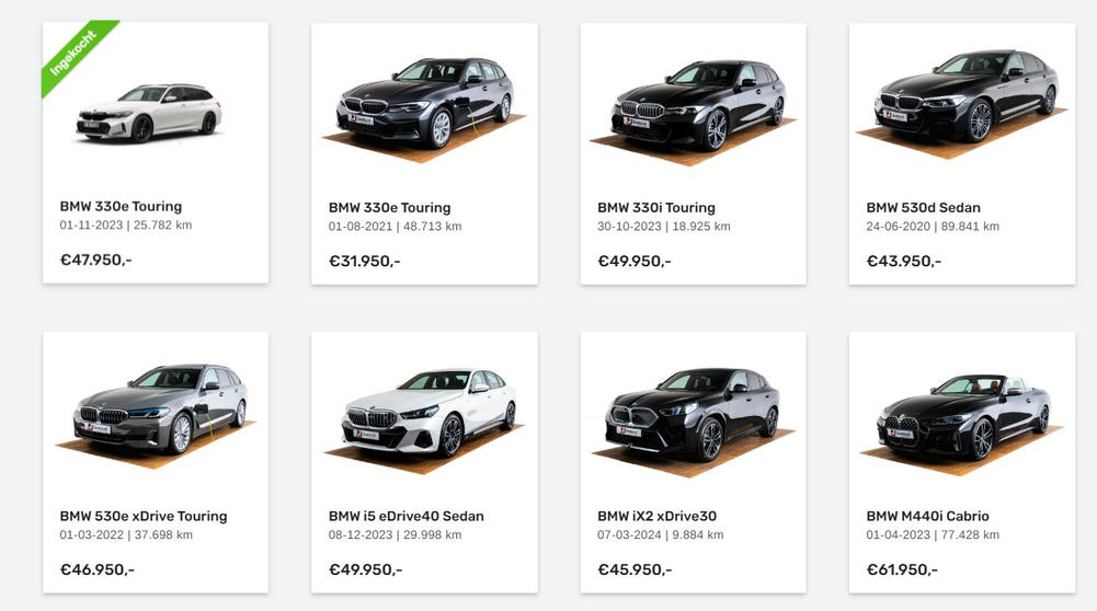 Bekijk direct onze voorraad