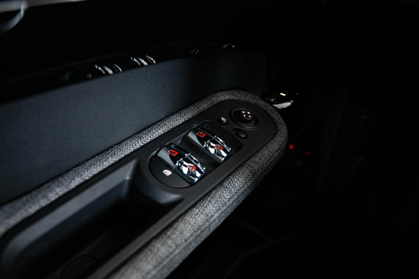 Bekleding leer Cross Punch Carbon Black