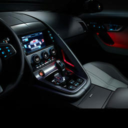 Configureerbare ambianceverlichting met keuze uit verschillende kleuren 