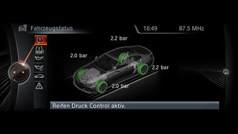 Bandenspanningsweergavesysteem