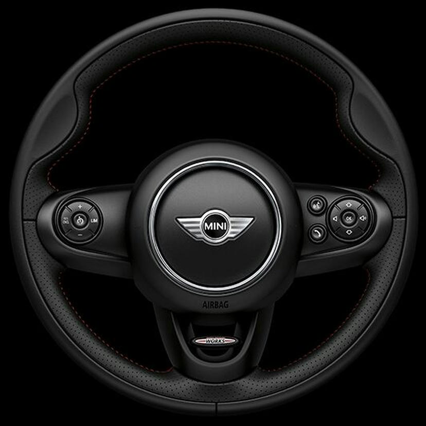 John Cooper Works met leder bekleed multifunctioneel stuurwiel