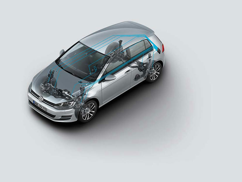 Adaptieve onderstelregeling (Dynamic Chassis Control)