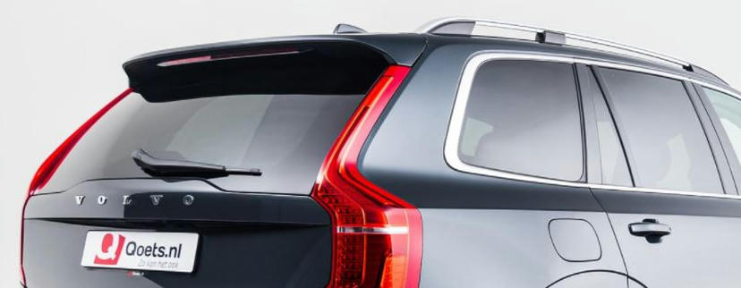 Extra getint glas achterportieren en bagageruimte