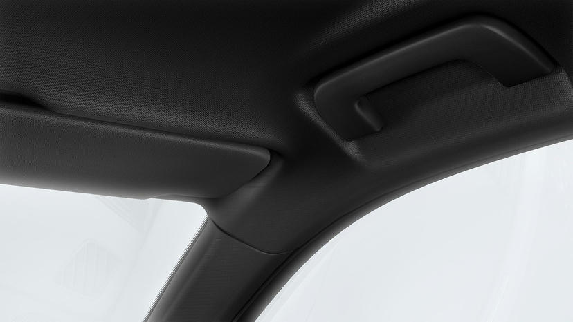 Hemelbekleding in stof zwart