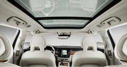 Elektrisch bedienbaar tweedelig panoramisch glazen schuif-/kanteldak