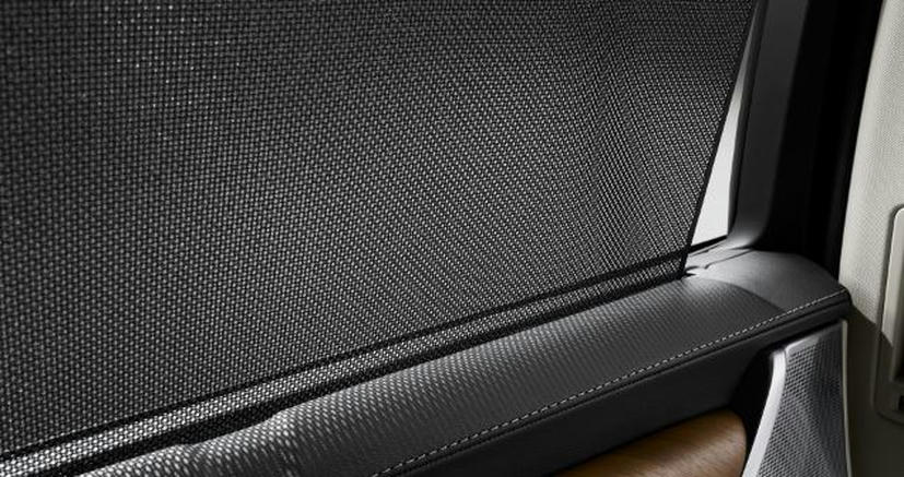 Zongordijnen geïntegreerd in de achterportieren