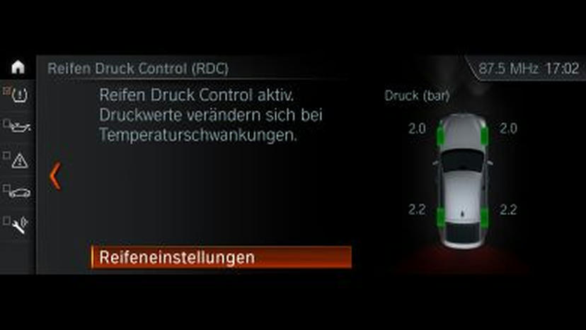 Bandenspanningsweergavesysteem