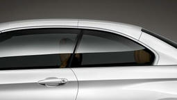 Omlijsting zijruiten in mat aluminium