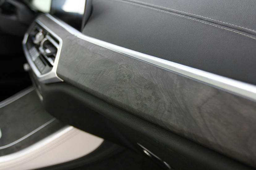 Interieurlijsten Edelhoutuitvoering Pappel Maser anthrazit-braun