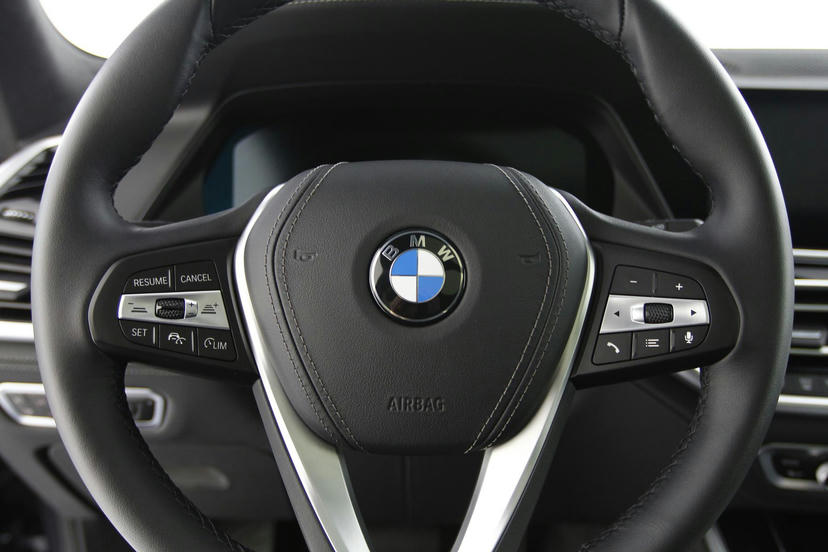 Sportstuurwiel met leder bekleed