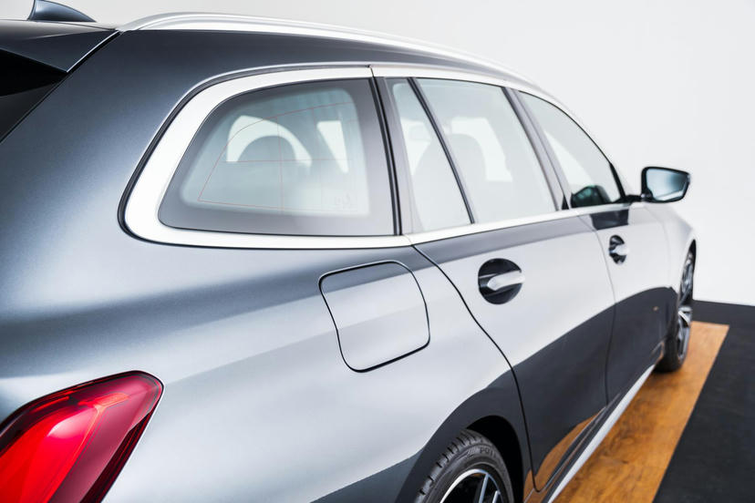 Raamomlijsting BMW Individual aluminium satiniert