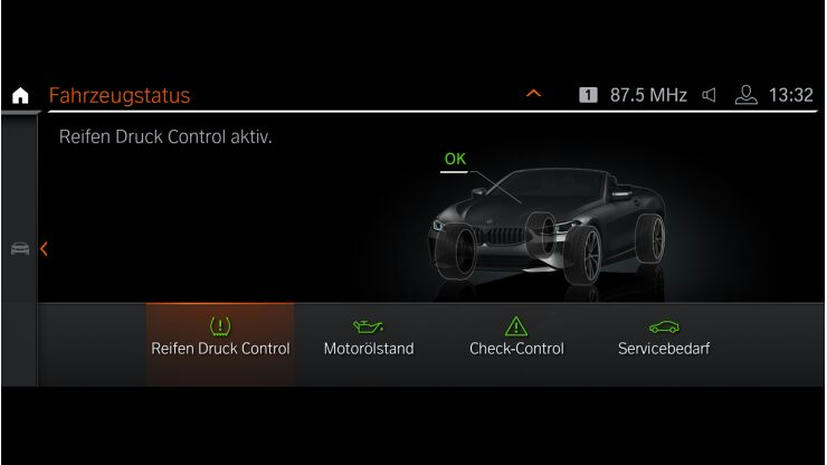 Bandenspanningsweergavesysteem