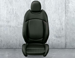 Bekleding leer Cross Punch Carbon Black