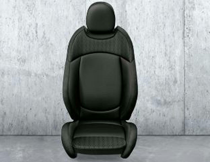 Bekleding leer Cross Punch Carbon Black