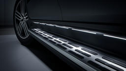 Treeplanken aluminiumlook met rubbernoppen