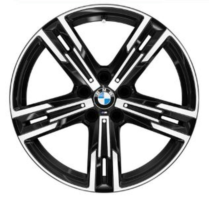 18 inch lichtmetalen wielen Dubbelspaak (styling 848) in Bicolor Jett Black